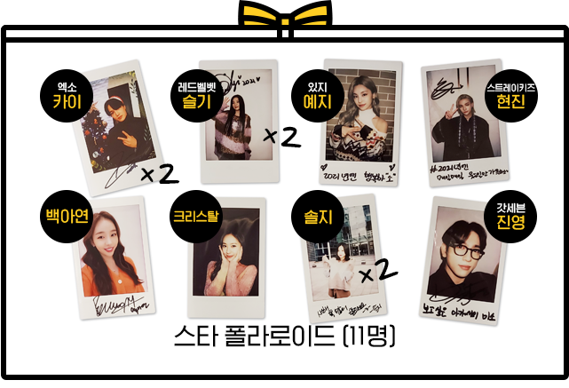 스타 폴라로이드 11명